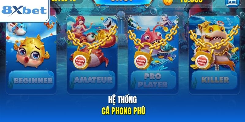 Hệ thống cá phong phú Hệ thống cá phong phú