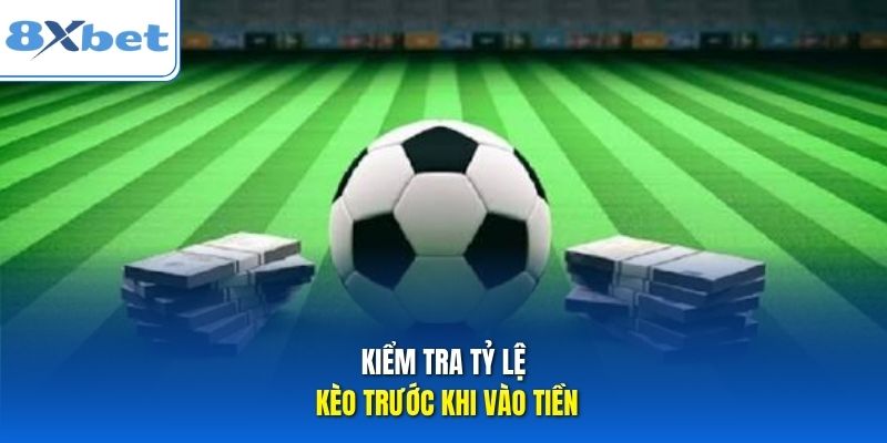 Kiểm tra tỷ lệ kèo trước khi vào tiền.