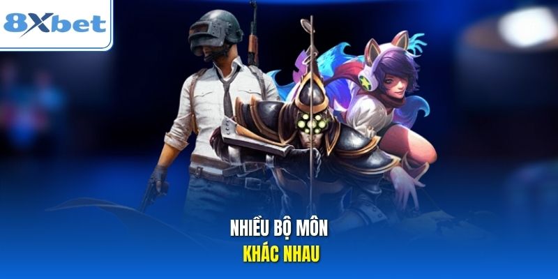 Nhiều bộ môn khác nhau